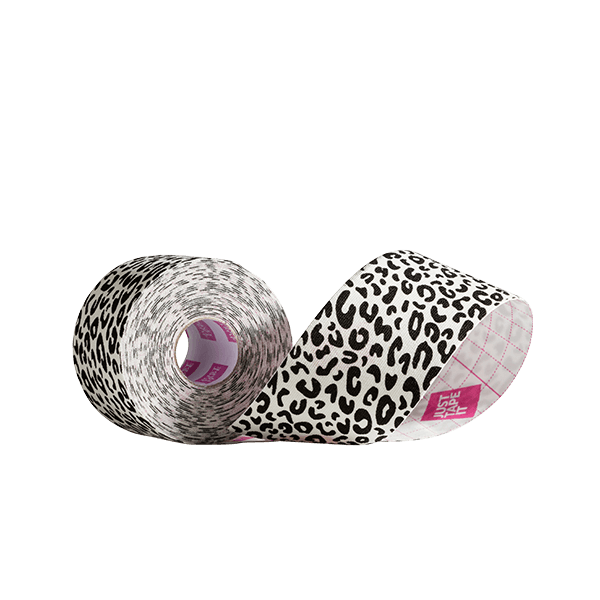 Kinesiologie tape 5cm x 5m - Cheetah design - Image 2