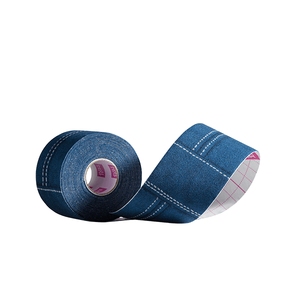 Kinesiologie tape 5cm x 5m - Denim design - Image 2