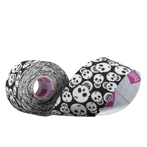 Kinesiologie tape 5cm x 5m - Skull design - Image 2
